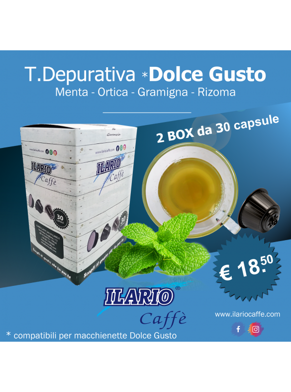 60 cps TISANA DEPURATIVA DOLCE GUSTO